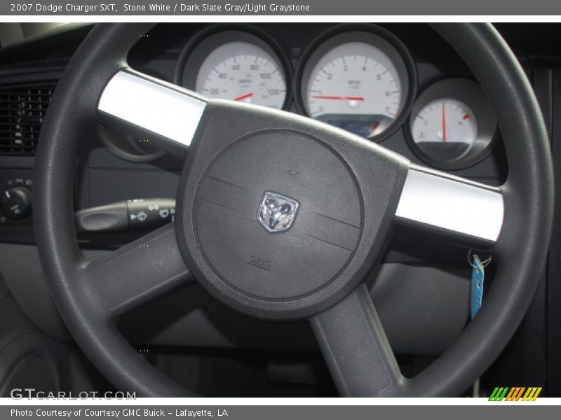 Stone White / Dark Slate Gray/Light Graystone 2007 Dodge Charger SXT
