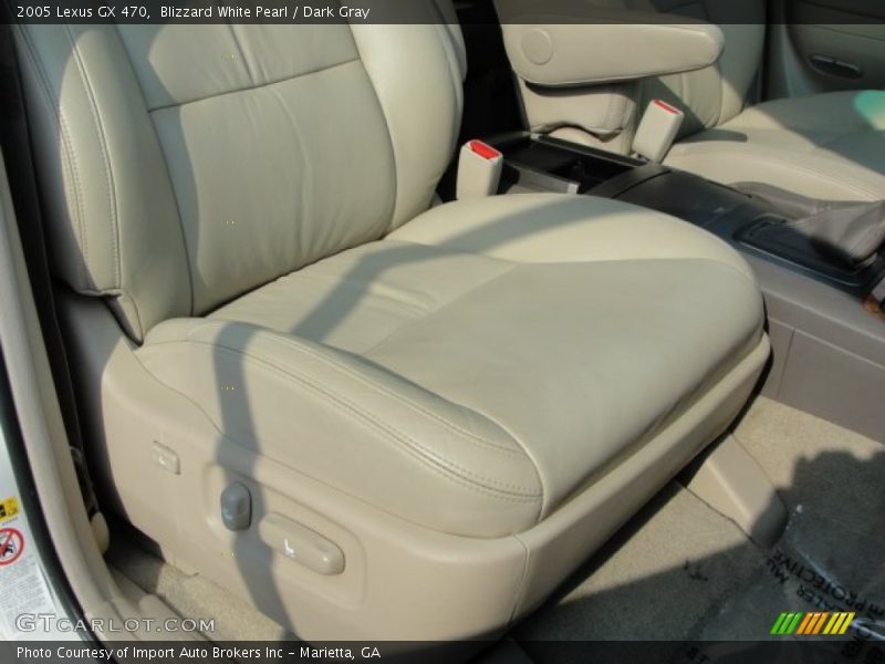 Blizzard White Pearl / Dark Gray 2005 Lexus GX 470