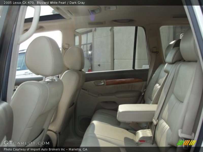 Blizzard White Pearl / Dark Gray 2005 Lexus GX 470