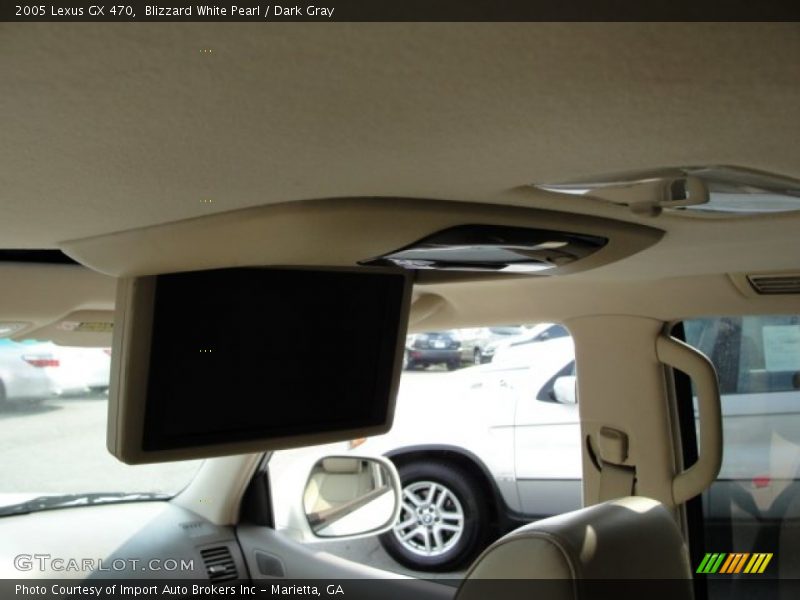 Blizzard White Pearl / Dark Gray 2005 Lexus GX 470