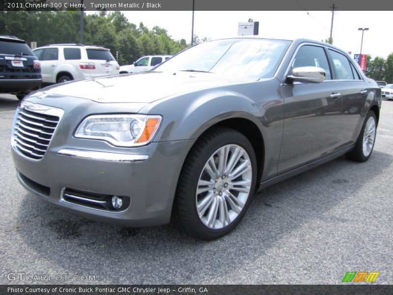 Tungsten Metallic / Black 2011 Chrysler 300 C Hemi
