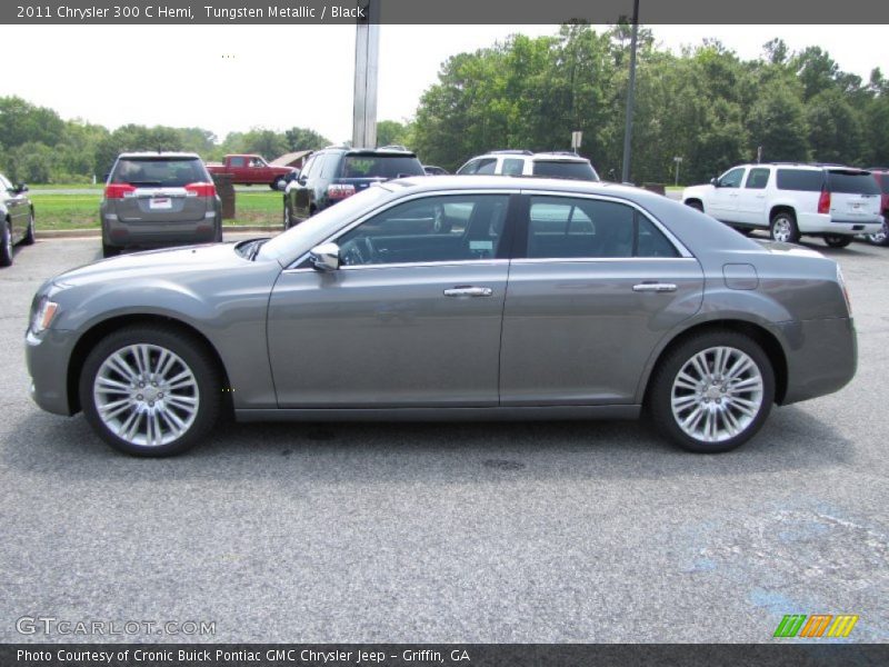Tungsten Metallic / Black 2011 Chrysler 300 C Hemi