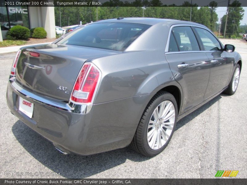 Tungsten Metallic / Black 2011 Chrysler 300 C Hemi