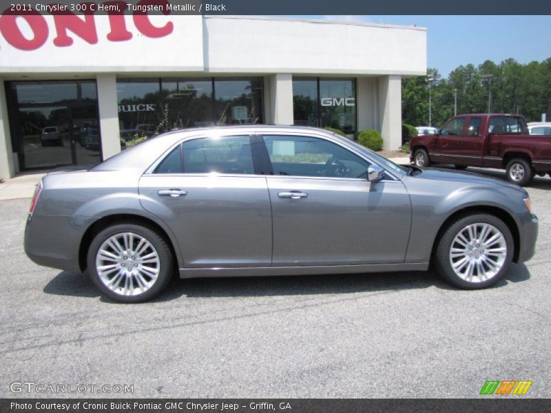 Tungsten Metallic / Black 2011 Chrysler 300 C Hemi