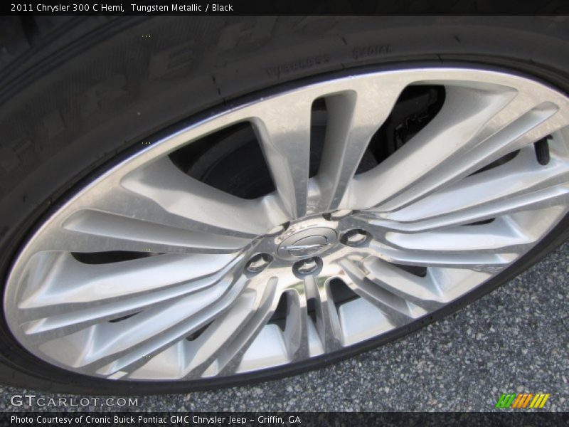 Tungsten Metallic / Black 2011 Chrysler 300 C Hemi