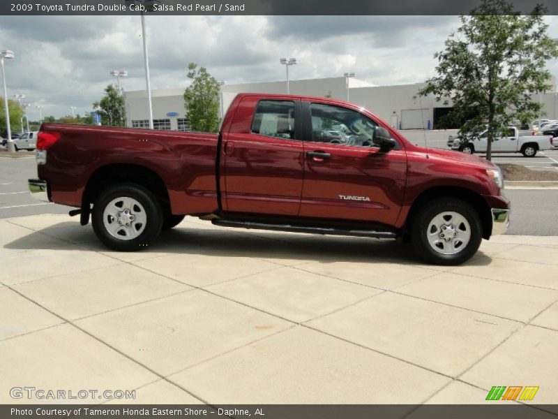 Salsa Red Pearl / Sand 2009 Toyota Tundra Double Cab