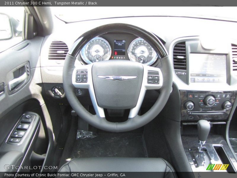 Tungsten Metallic / Black 2011 Chrysler 300 C Hemi