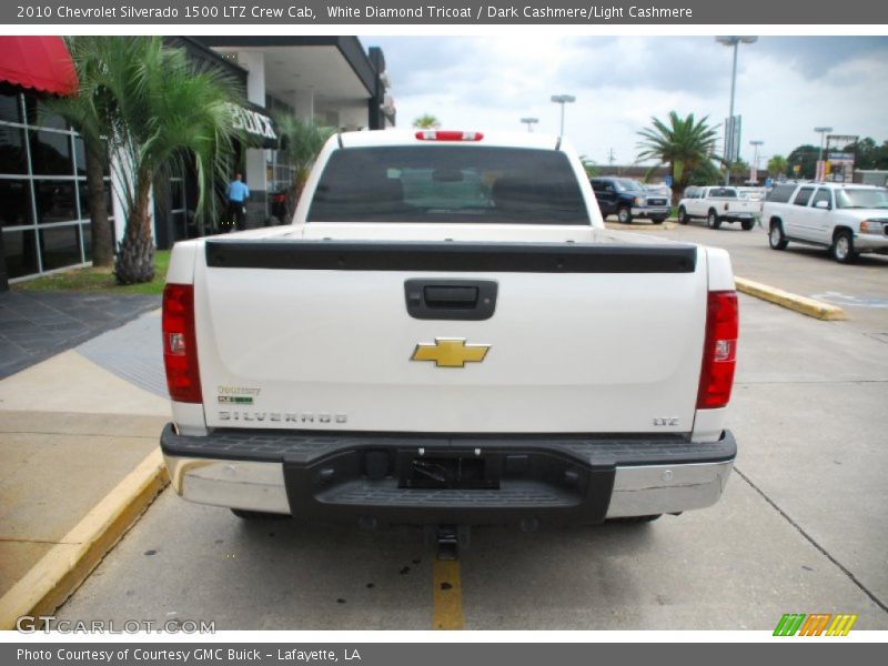 White Diamond Tricoat / Dark Cashmere/Light Cashmere 2010 Chevrolet Silverado 1500 LTZ Crew Cab