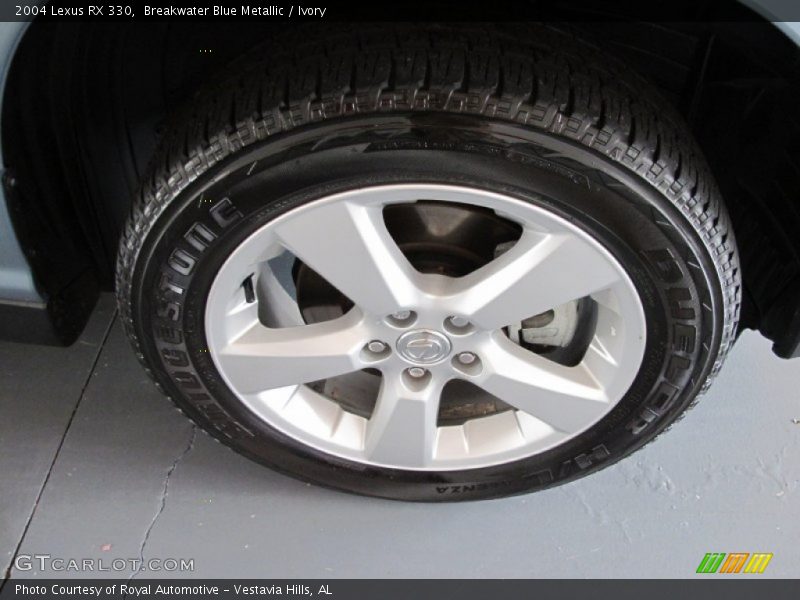 Breakwater Blue Metallic / Ivory 2004 Lexus RX 330