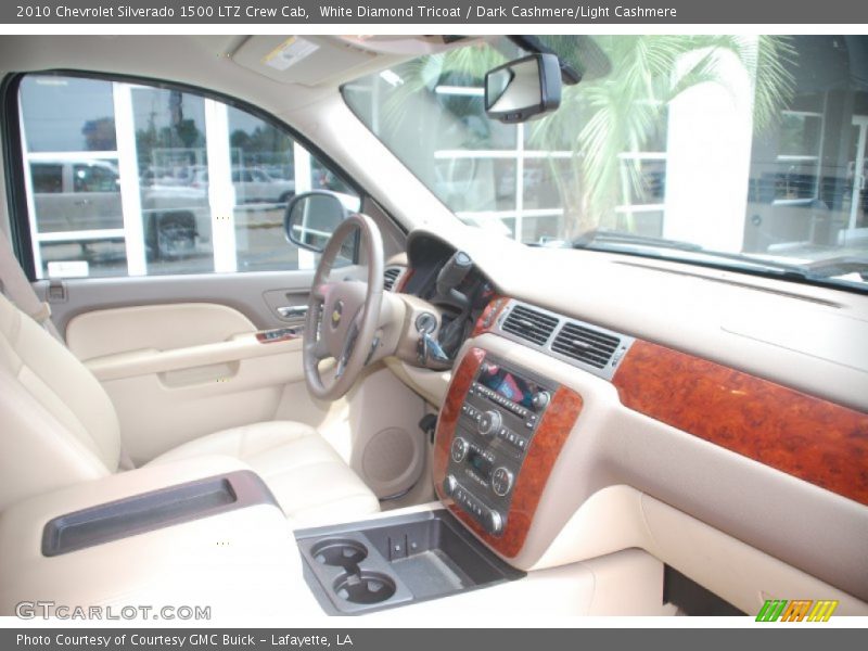 White Diamond Tricoat / Dark Cashmere/Light Cashmere 2010 Chevrolet Silverado 1500 LTZ Crew Cab