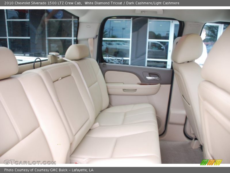 White Diamond Tricoat / Dark Cashmere/Light Cashmere 2010 Chevrolet Silverado 1500 LTZ Crew Cab