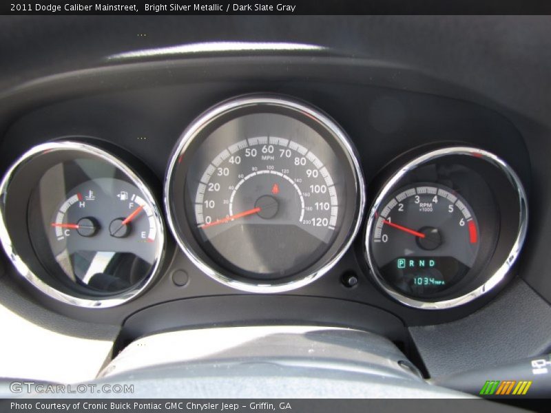 Bright Silver Metallic / Dark Slate Gray 2011 Dodge Caliber Mainstreet