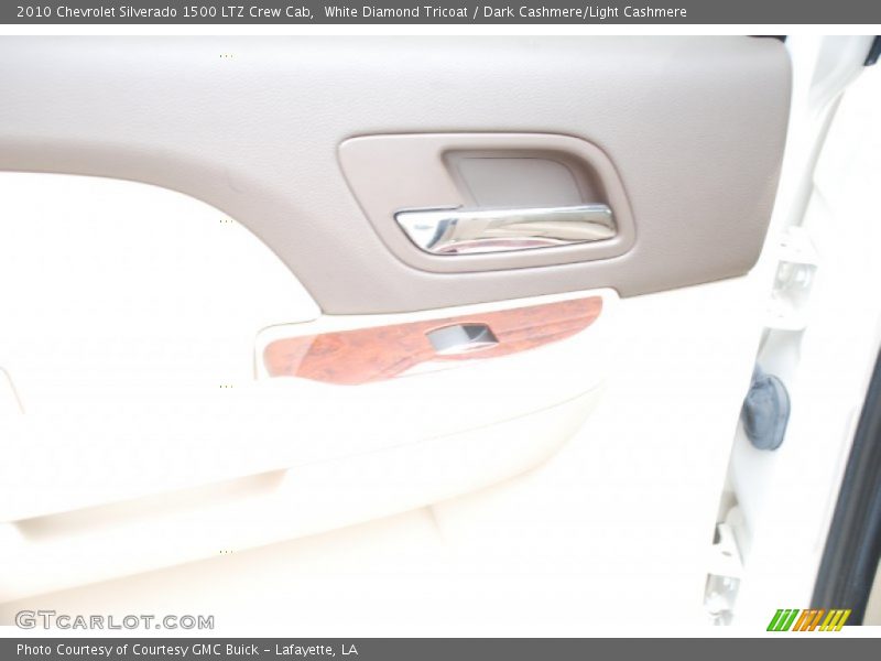 White Diamond Tricoat / Dark Cashmere/Light Cashmere 2010 Chevrolet Silverado 1500 LTZ Crew Cab