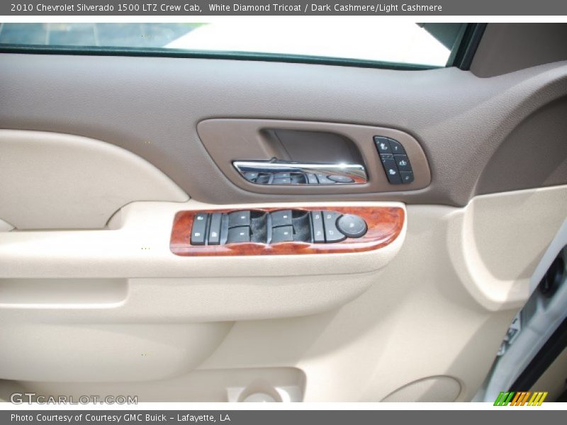 White Diamond Tricoat / Dark Cashmere/Light Cashmere 2010 Chevrolet Silverado 1500 LTZ Crew Cab