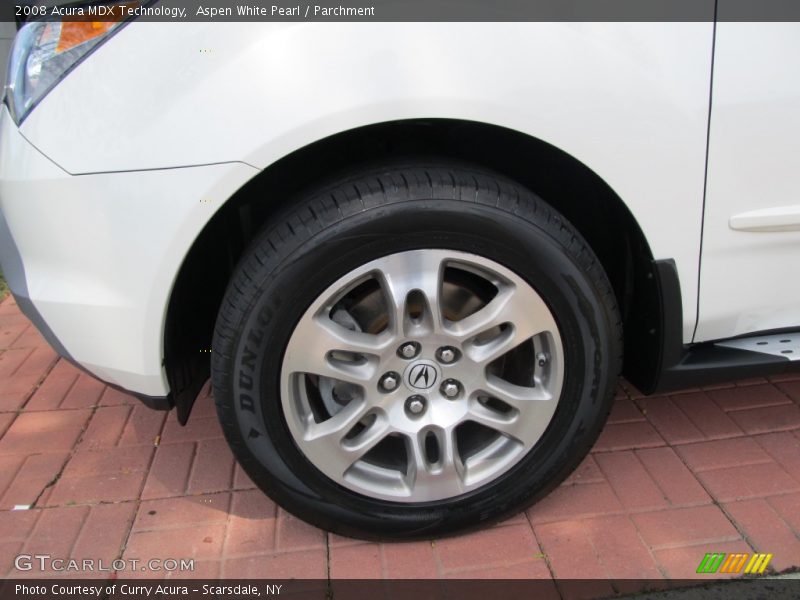 Aspen White Pearl / Parchment 2008 Acura MDX Technology