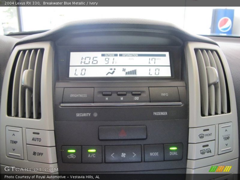 Breakwater Blue Metallic / Ivory 2004 Lexus RX 330