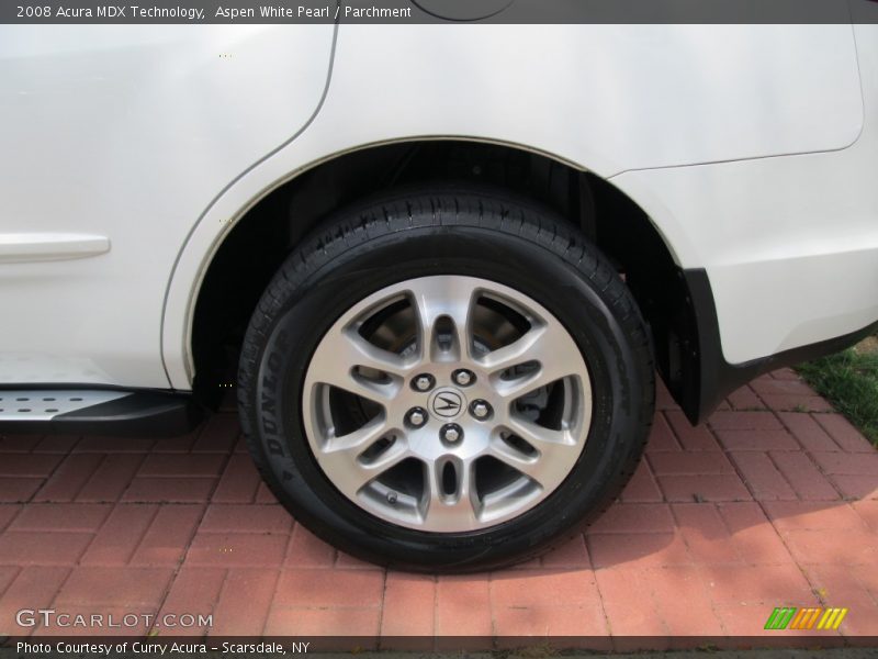 Aspen White Pearl / Parchment 2008 Acura MDX Technology
