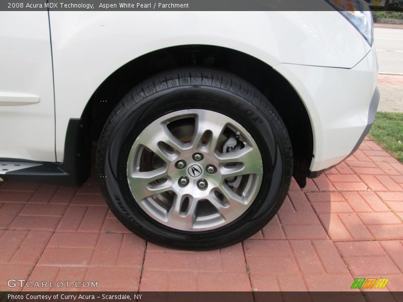 Aspen White Pearl / Parchment 2008 Acura MDX Technology