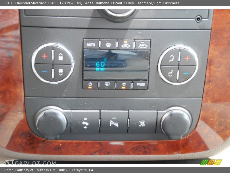 White Diamond Tricoat / Dark Cashmere/Light Cashmere 2010 Chevrolet Silverado 1500 LTZ Crew Cab