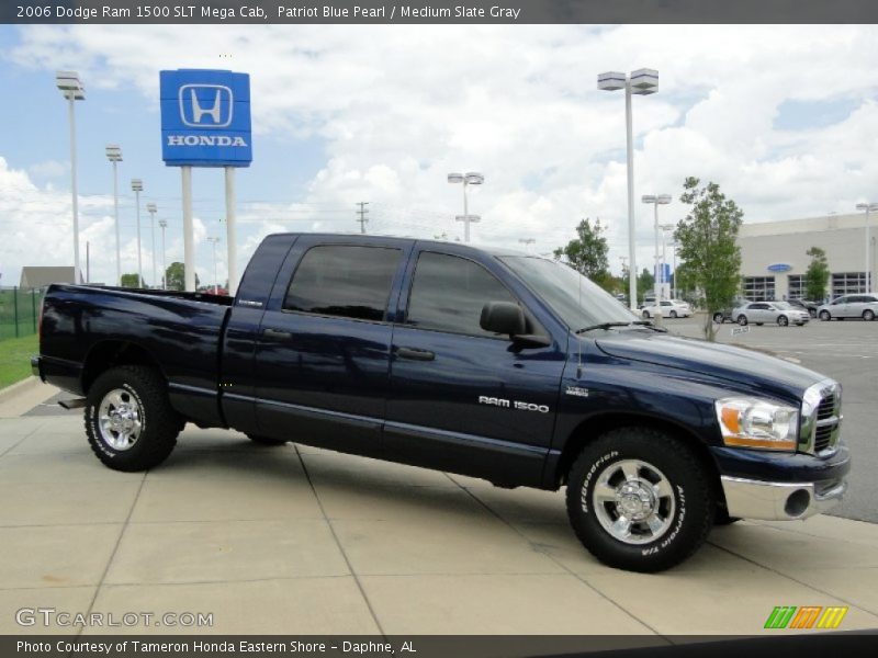 Patriot Blue Pearl / Medium Slate Gray 2006 Dodge Ram 1500 SLT Mega Cab