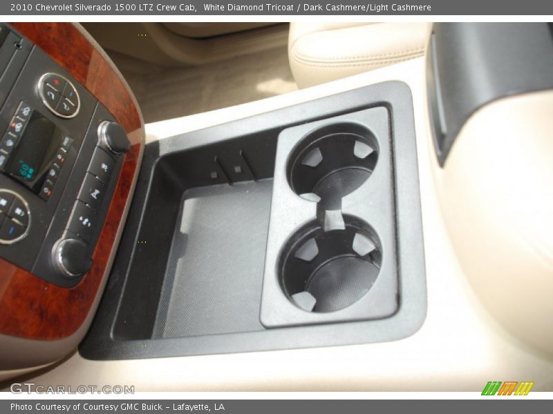 White Diamond Tricoat / Dark Cashmere/Light Cashmere 2010 Chevrolet Silverado 1500 LTZ Crew Cab