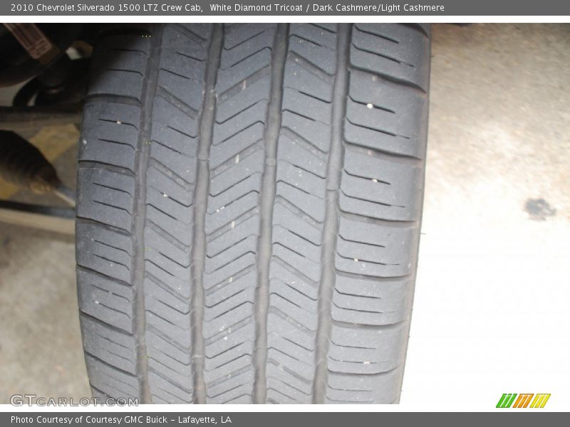 White Diamond Tricoat / Dark Cashmere/Light Cashmere 2010 Chevrolet Silverado 1500 LTZ Crew Cab