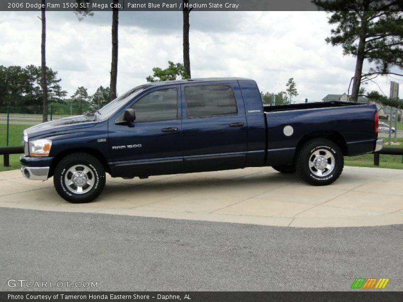 Patriot Blue Pearl / Medium Slate Gray 2006 Dodge Ram 1500 SLT Mega Cab