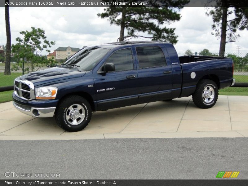Patriot Blue Pearl / Medium Slate Gray 2006 Dodge Ram 1500 SLT Mega Cab