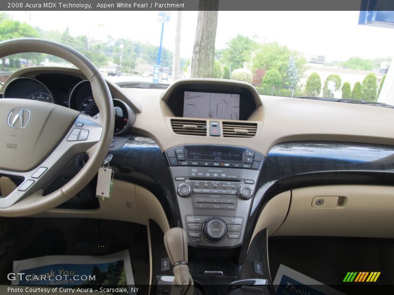 Aspen White Pearl / Parchment 2008 Acura MDX Technology