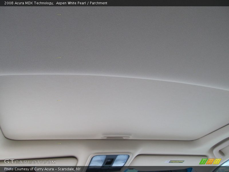 Aspen White Pearl / Parchment 2008 Acura MDX Technology