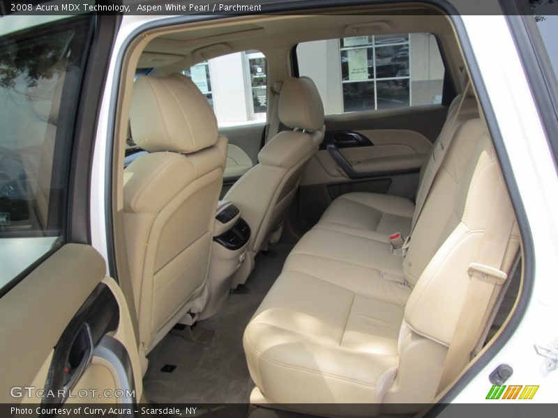 Aspen White Pearl / Parchment 2008 Acura MDX Technology