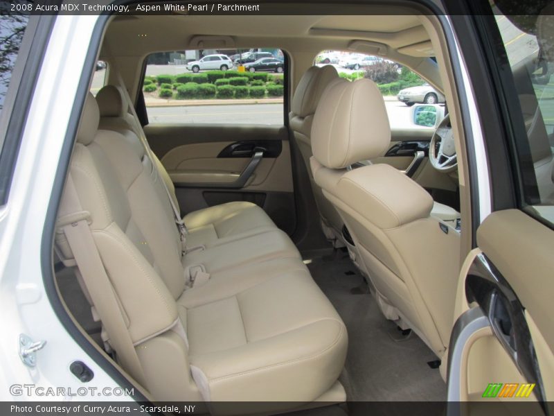 Aspen White Pearl / Parchment 2008 Acura MDX Technology