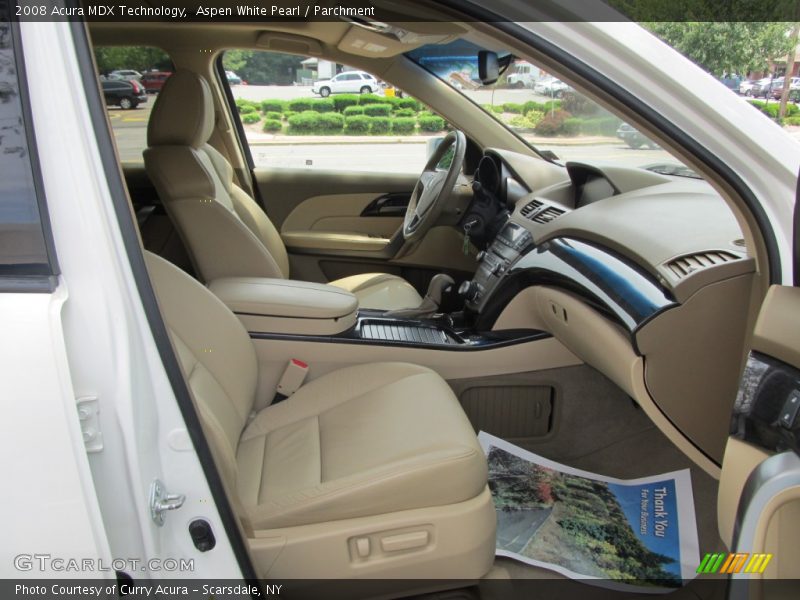 Aspen White Pearl / Parchment 2008 Acura MDX Technology
