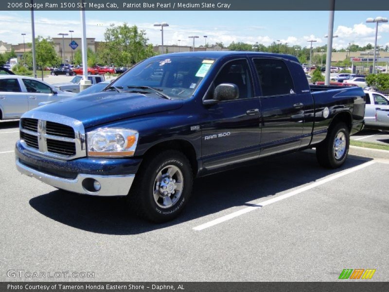 Patriot Blue Pearl / Medium Slate Gray 2006 Dodge Ram 1500 SLT Mega Cab