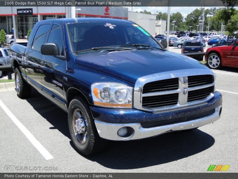 Patriot Blue Pearl / Medium Slate Gray 2006 Dodge Ram 1500 SLT Mega Cab