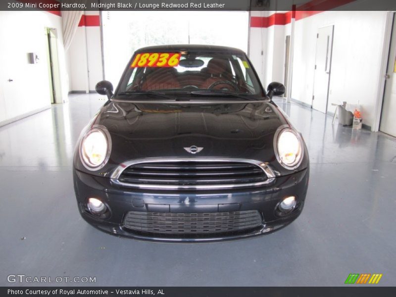 Midnight Black / Lounge Redwood Red Leather 2009 Mini Cooper Hardtop