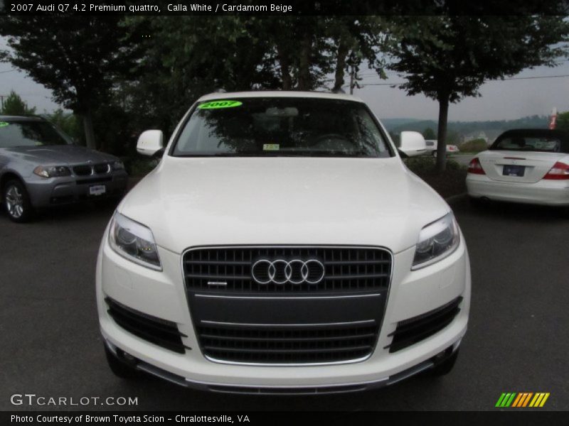 Calla White / Cardamom Beige 2007 Audi Q7 4.2 Premium quattro