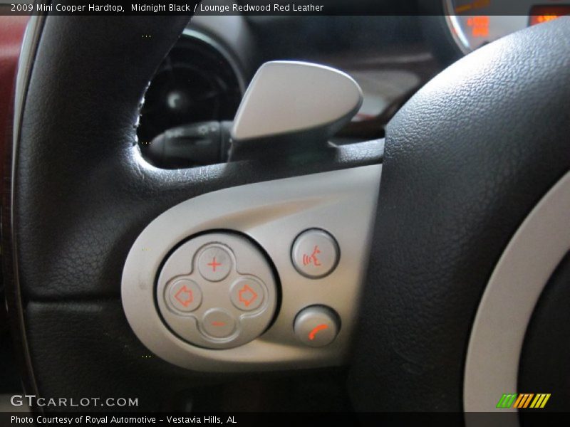 Midnight Black / Lounge Redwood Red Leather 2009 Mini Cooper Hardtop