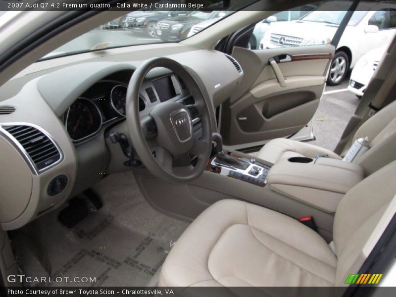  2007 Q7 4.2 Premium quattro Cardamom Beige Interior