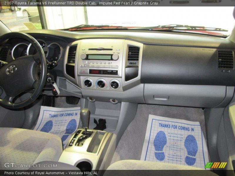Impulse Red Pearl / Graphite Gray 2007 Toyota Tacoma V6 PreRunner TRD Double Cab