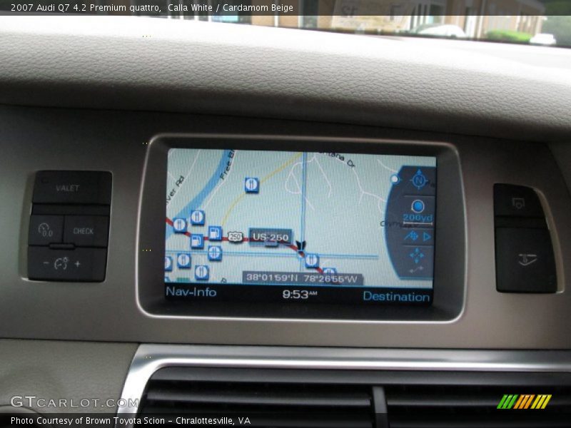 Navigation of 2007 Q7 4.2 Premium quattro