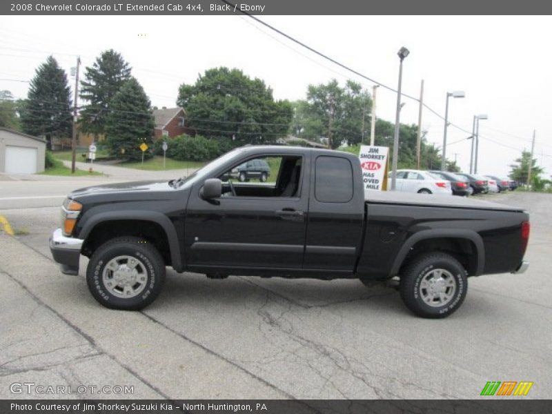 Black / Ebony 2008 Chevrolet Colorado LT Extended Cab 4x4