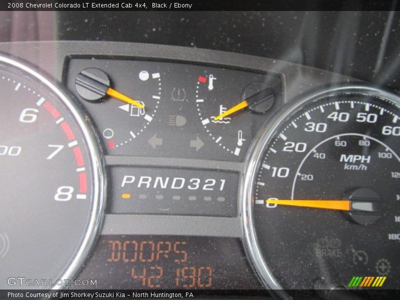 Black / Ebony 2008 Chevrolet Colorado LT Extended Cab 4x4