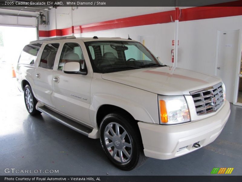 White Diamond / Shale 2005 Cadillac Escalade ESV AWD