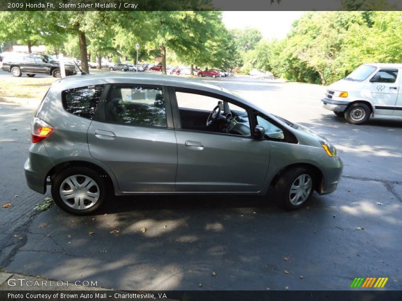 Storm Silver Metallic / Gray 2009 Honda Fit