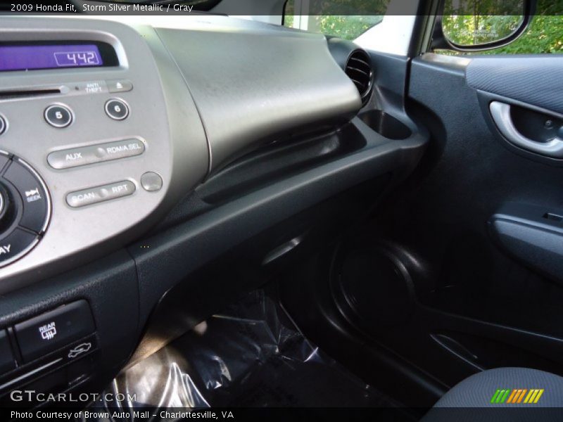 Storm Silver Metallic / Gray 2009 Honda Fit