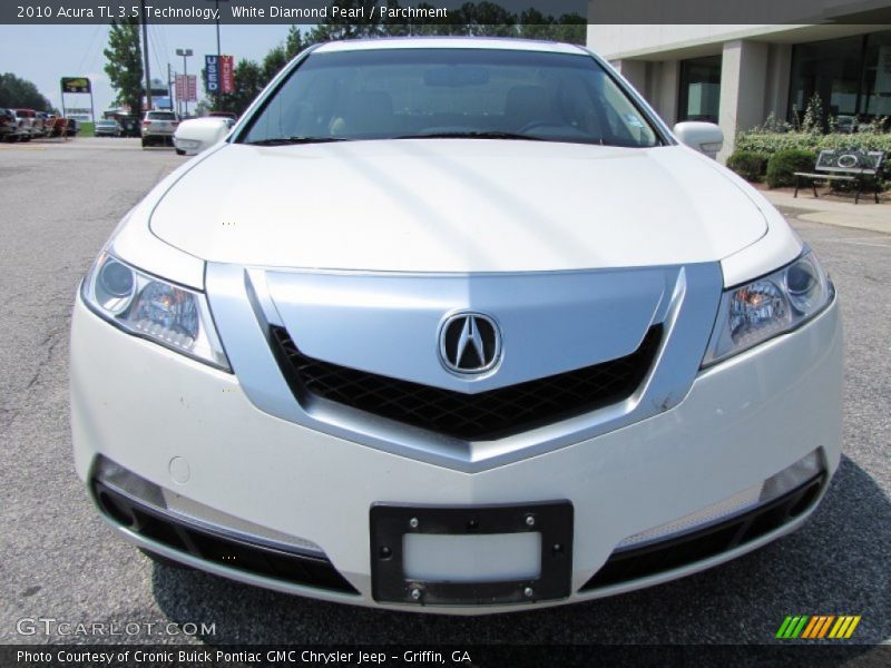 White Diamond Pearl / Parchment 2010 Acura TL 3.5 Technology