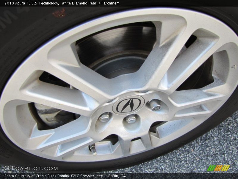 White Diamond Pearl / Parchment 2010 Acura TL 3.5 Technology