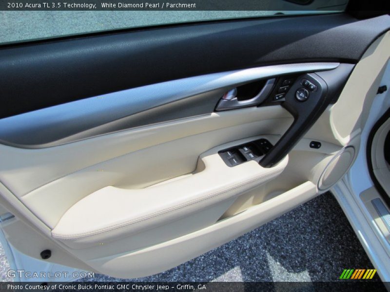 White Diamond Pearl / Parchment 2010 Acura TL 3.5 Technology