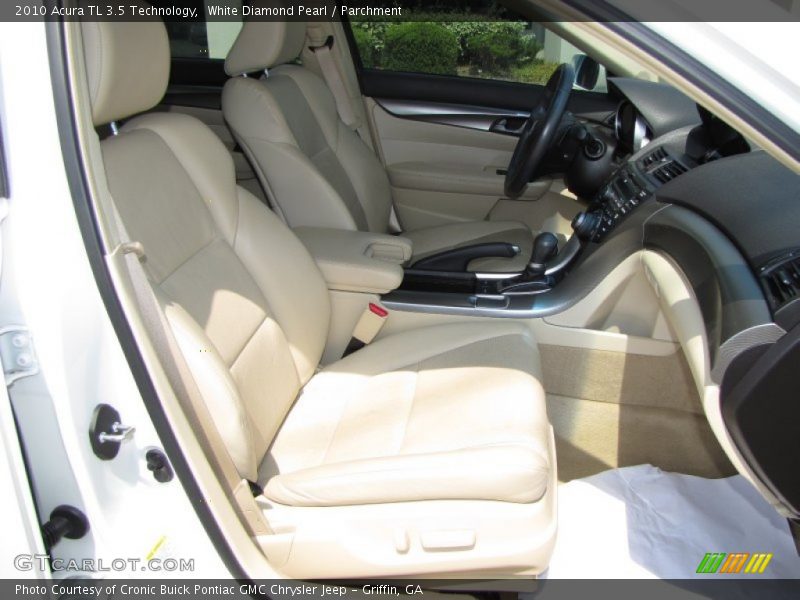 White Diamond Pearl / Parchment 2010 Acura TL 3.5 Technology